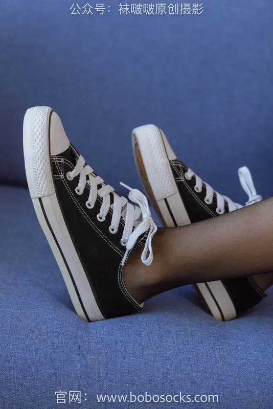 [BoBoSocks袜啵啵]NO.144 小安-板鞋、黑丝（脚尖微加固款）、部分戴面纱 - BoBoSocks袜啵啵
